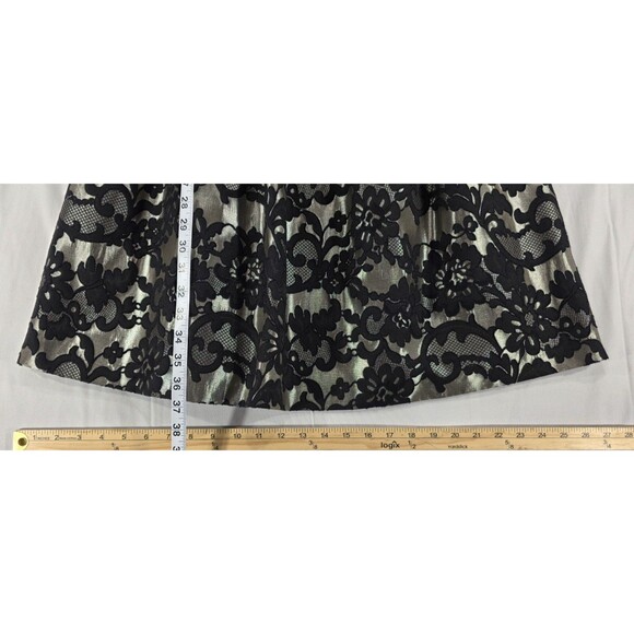 Eliza J Womens Whimsigoth Dress Fit Flare Metallic Black Fairy Goth Party Size 6 - Picture 13 of 15